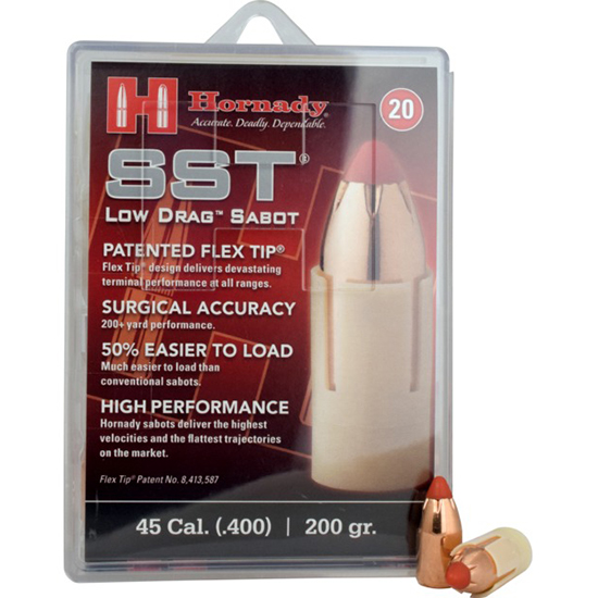 HORN SABOTS 45CAL SST-ML 40CAL 200GR SST 20/10 - Black Powder Accessories